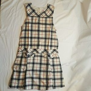 Gymboree Prep School plaid jumper, 12